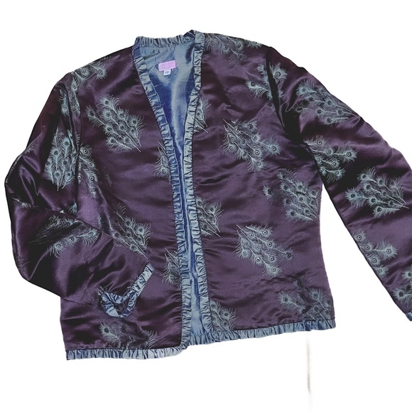 Vintage Molly b. luxury quilted Kimono Jacket - Picture 8 of 12